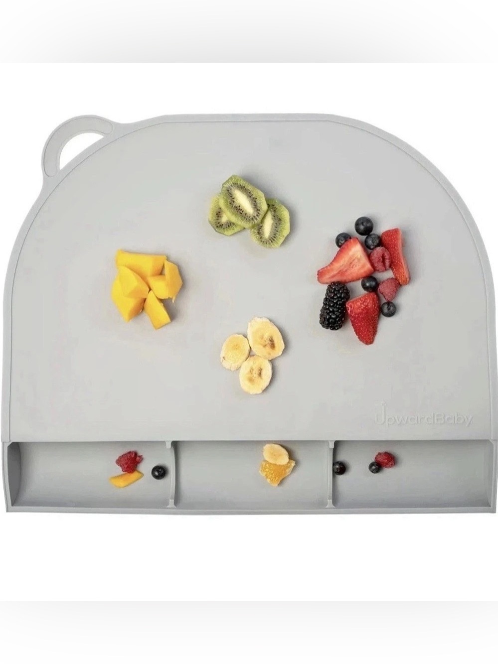 Upward Baby Silicone Placemats for Toddlers - Kids Placemats Wipeable, Silicone